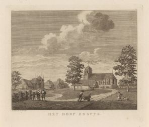 RP-P-OB-59.070_Gezicht op Enspijk, Hermanus Petrus Schouten, 1762 - 1822